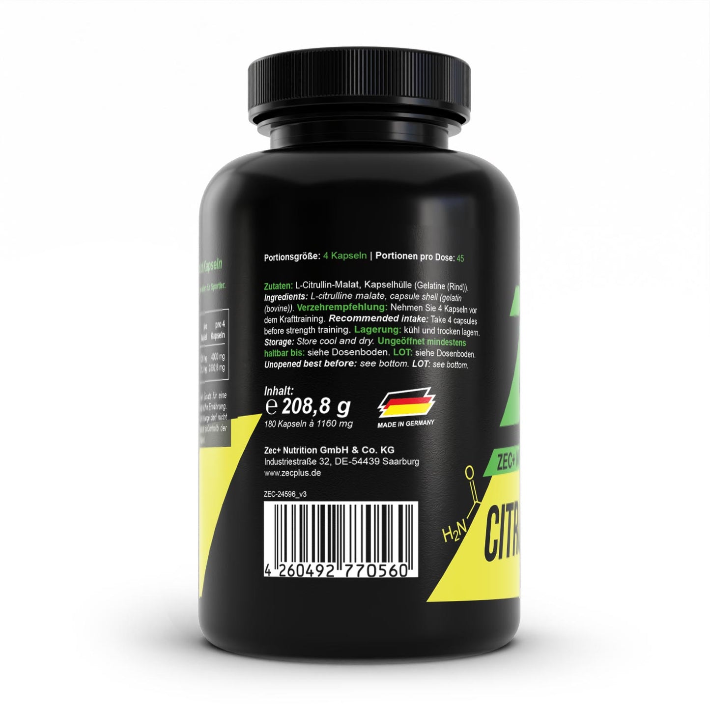 ZEC+ CITRULLINA MALATO 180 capsule