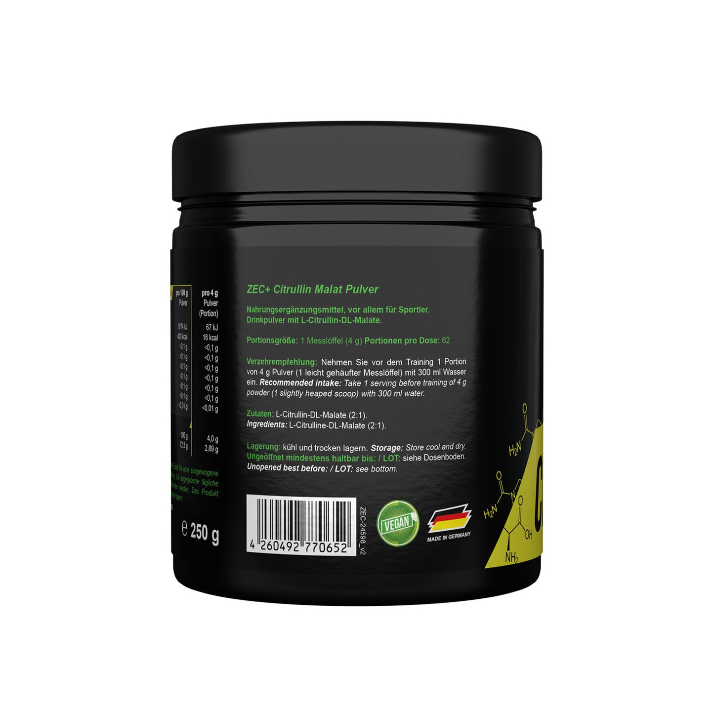 ZEC+ CITRULLINA MALATO 250g