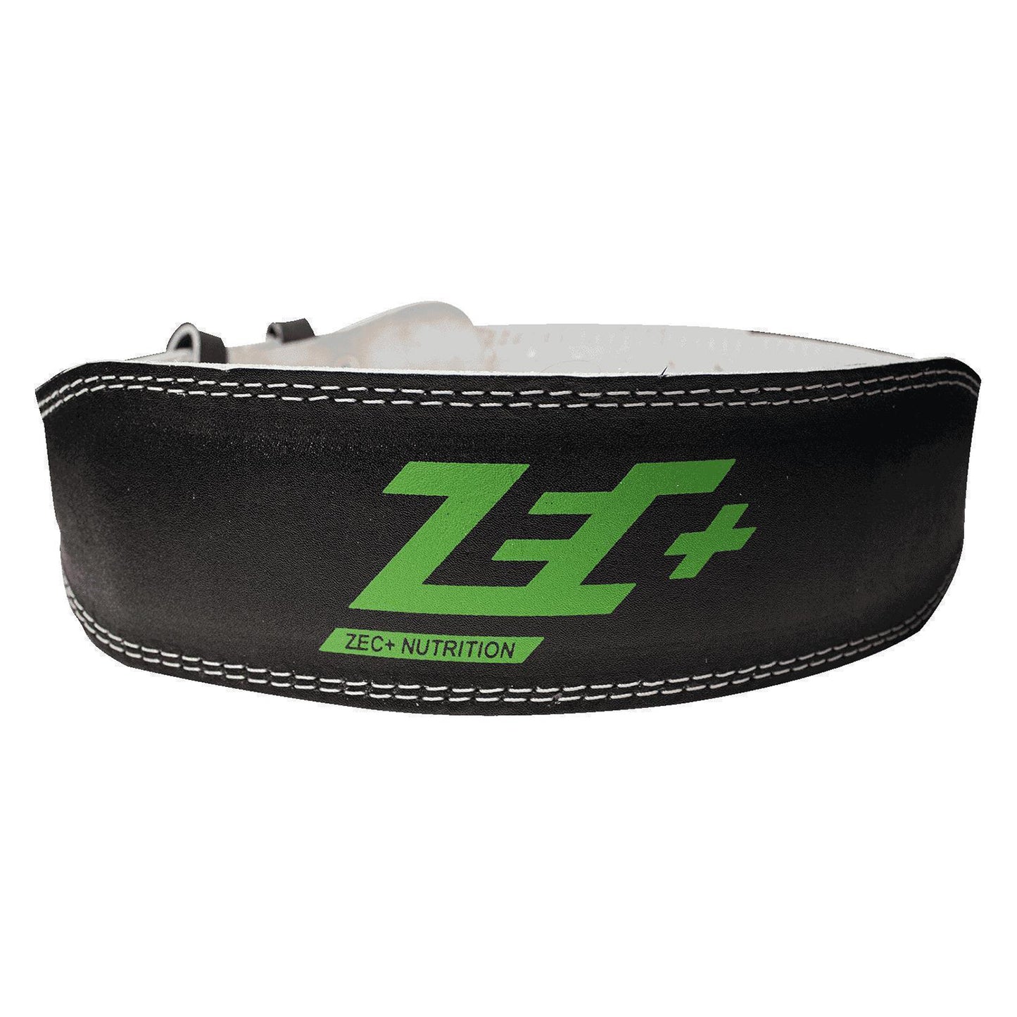ZEC+ Cintura in pelle nera con imbottitura lombare WEIGHT LIFT BELT