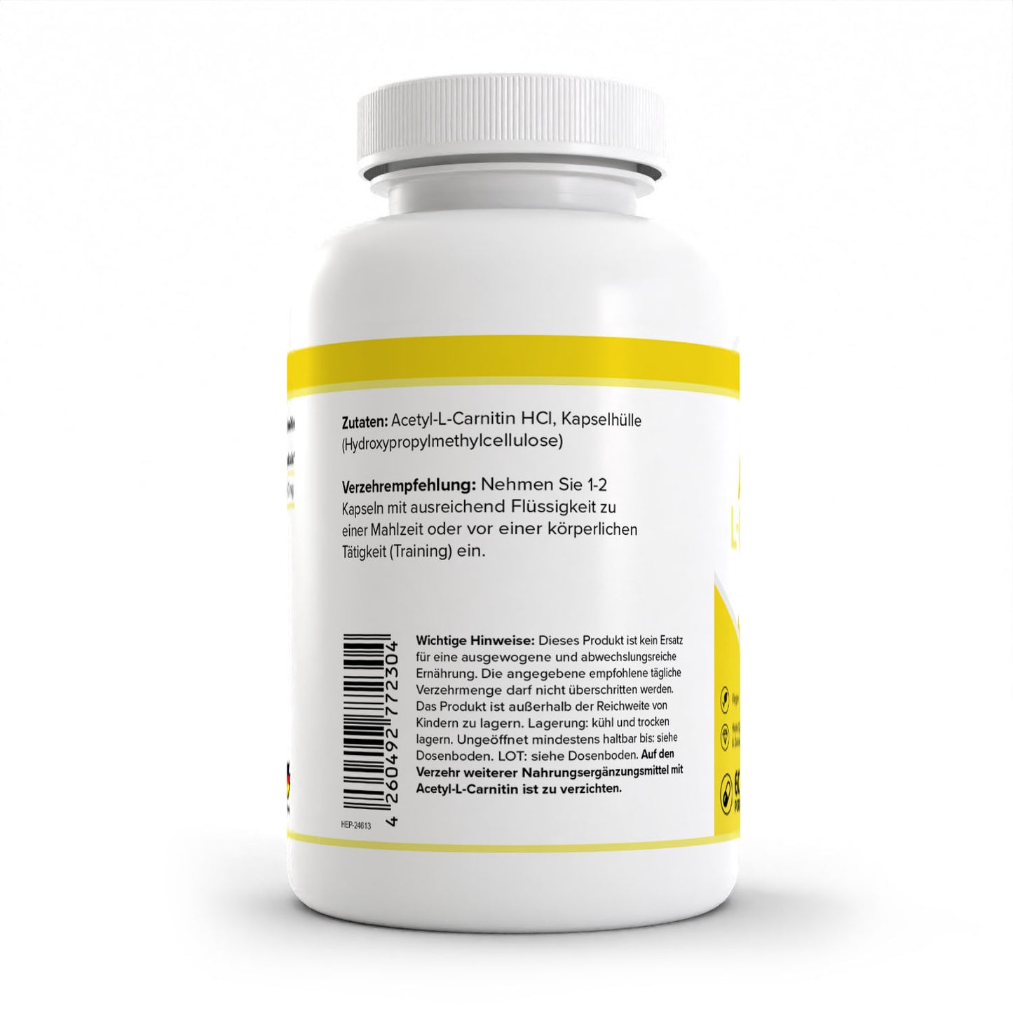 HEALTH+ ACETIL-L-CARNITINA 120 capsule