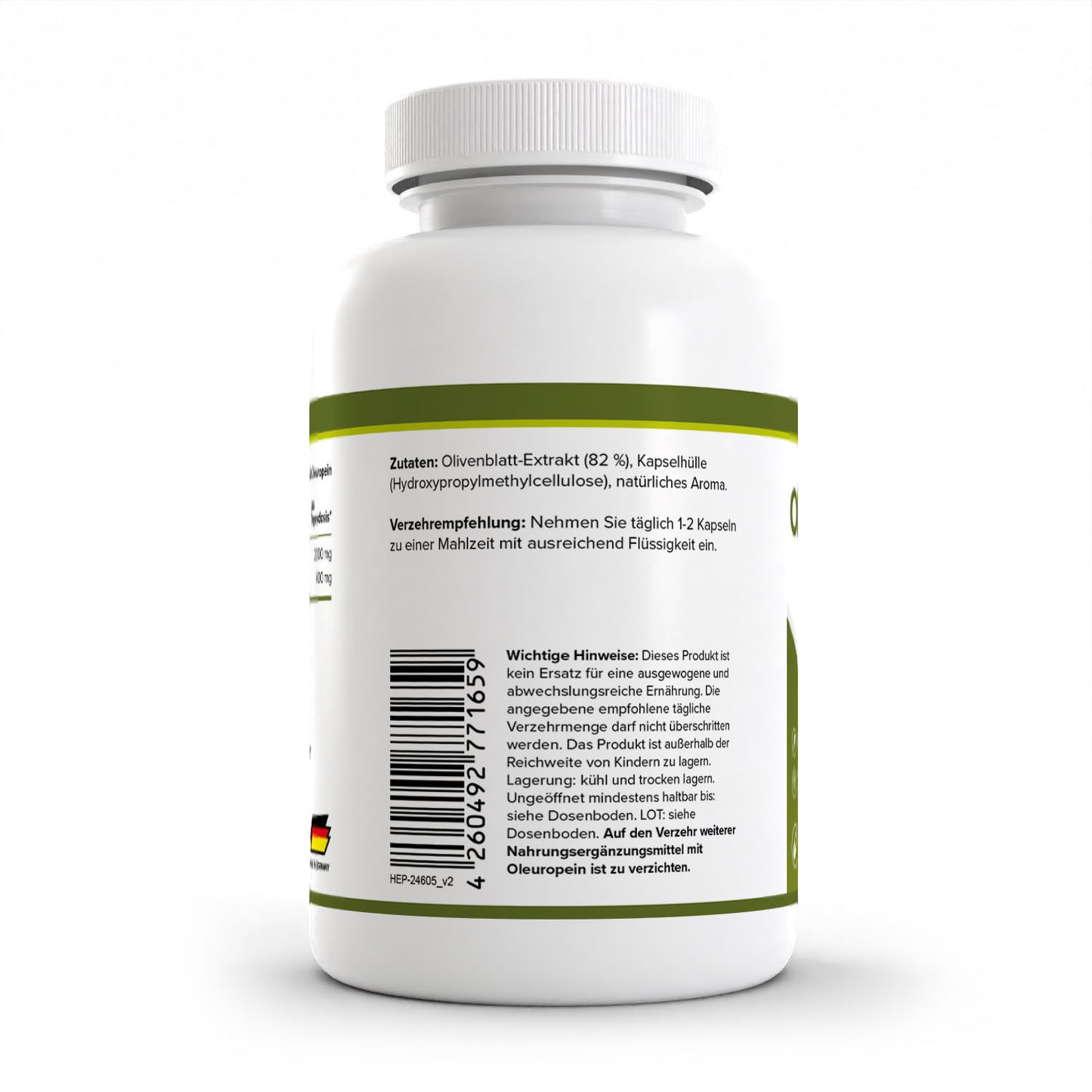 HEALTH+ EXTRACTO DE HOJAS DE OLIVO Cápsulas, 120 Cápsulas