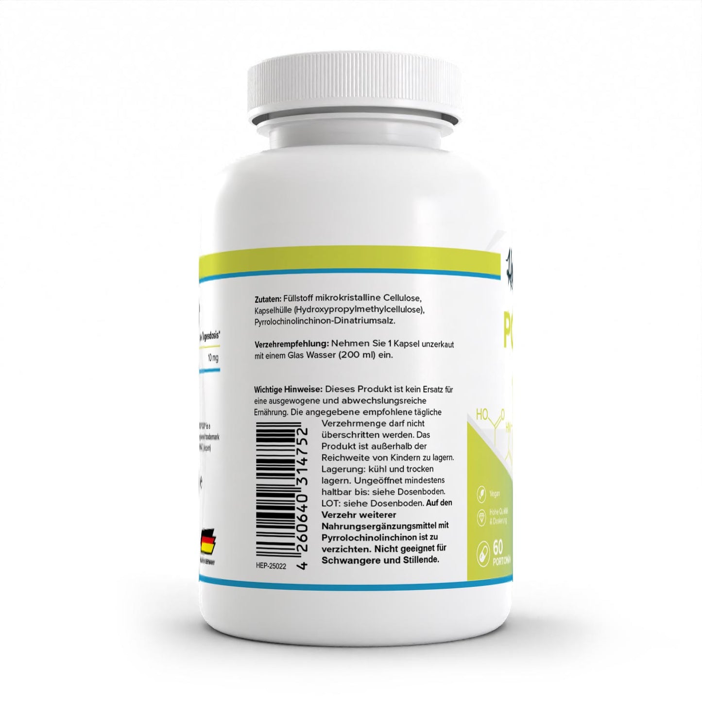 HEALTH+ PQQ 60 cápsulas