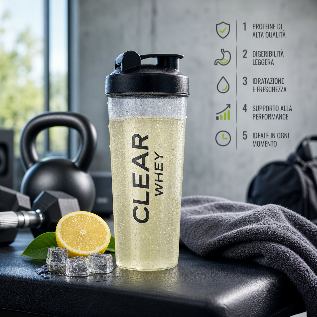 5 Motivi per cui il Clear Whey è la Scelta Ideale per i tuoi Allenamenti