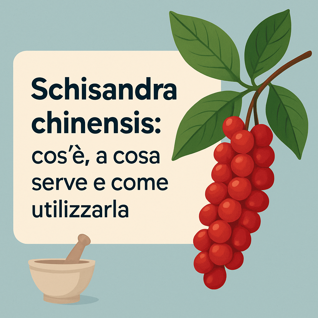 Schisandra chinensis: cos'è, a cosa serve e come utilizzarla