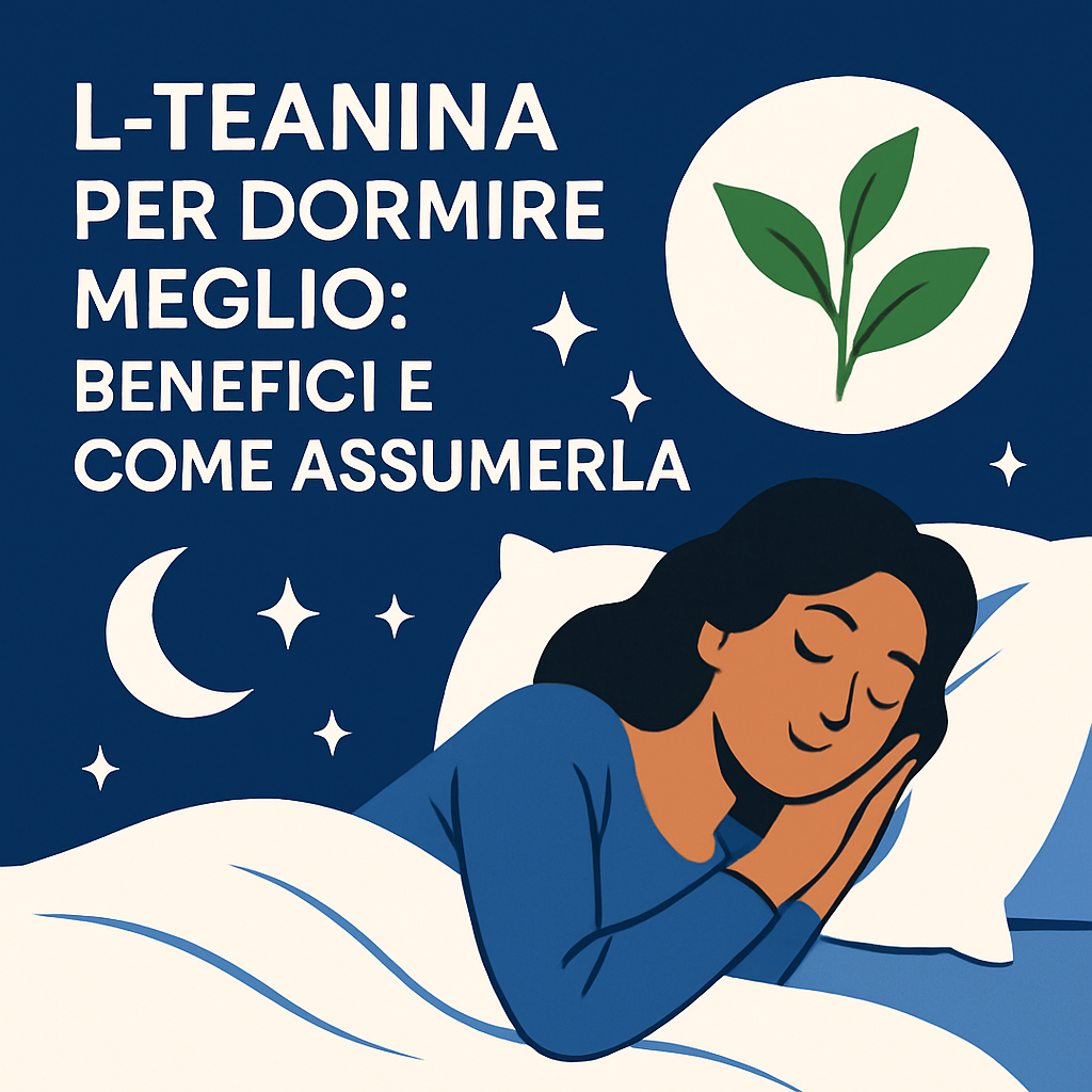 L-teanina per dormire meglio: benefici e come assumerla