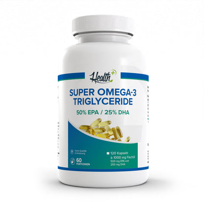 HEALTH+ SUPER OMEGA 3 120 Cápsulas 