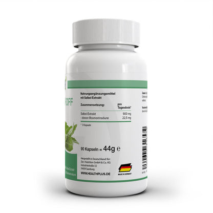 HEALTH+ SWEAT CONTROL Estratto di Salvia , 90 Capsule