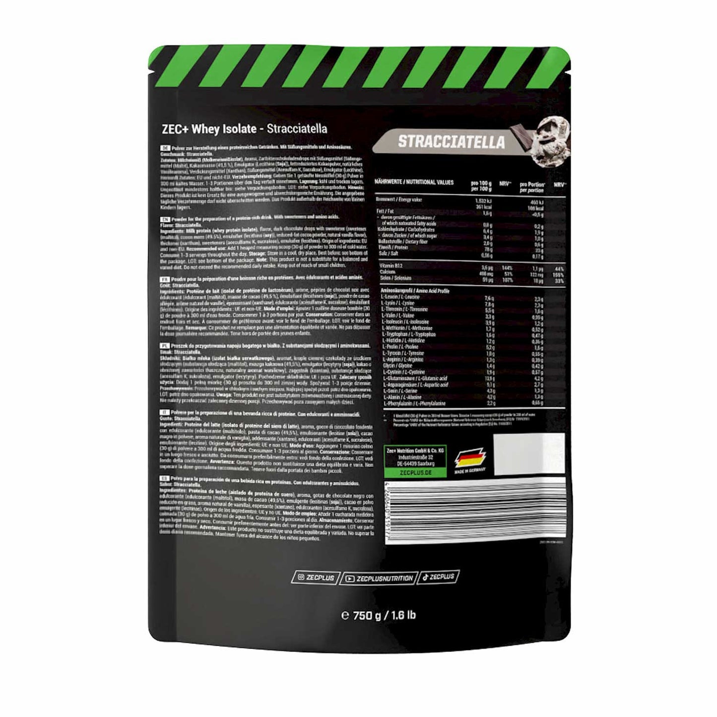 ZEC+ WHEY ISOLATE 750g 