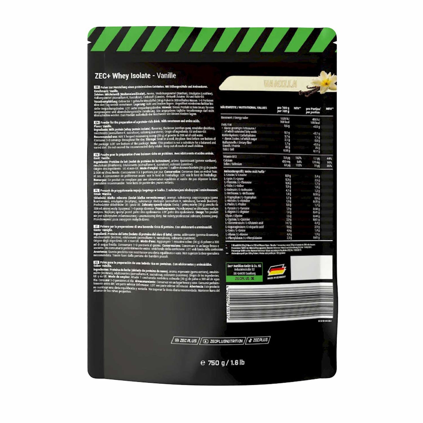 ZEC+ WHEY ISOLATE 750g 