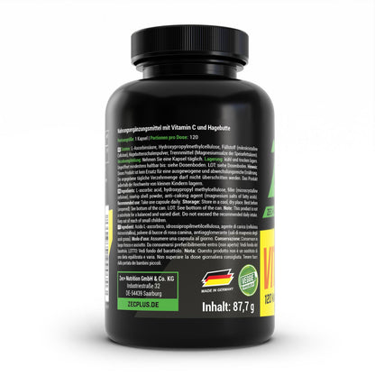 ZEC+ VITAMINA C + ROSA CANINA 120 capsule