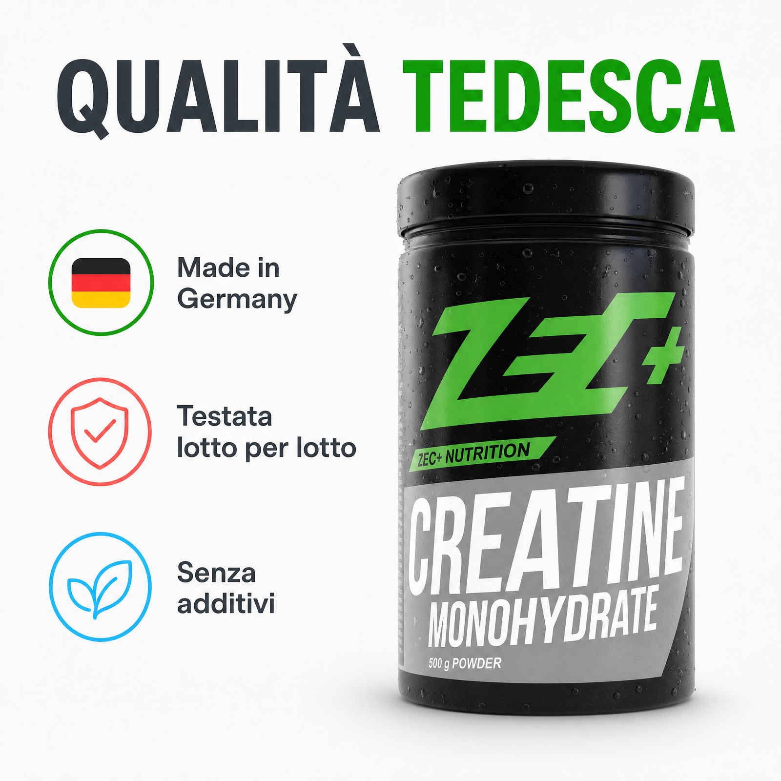 ZEC+ CREATINA MONOIDRATO 500g — infografica 5