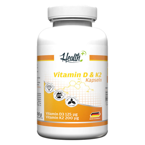 HEALTH+ VITAMINA D3 & K2 90 capsule