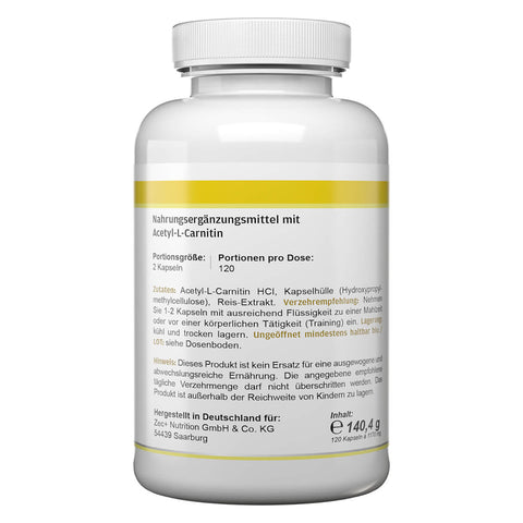 HEALTH+ ACETIL-L-CARNITINA Capsule 1000 mg, 120 capsule