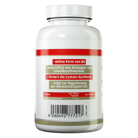 HEALTH+ VITAMINA B6 Capsule 50 mg, 120 capsule