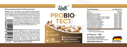 HEALTH+ PRObio-TECT, 60 Cápsulas 